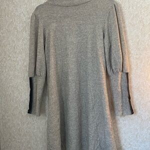 Papillon Gray Knit Sweater Dress